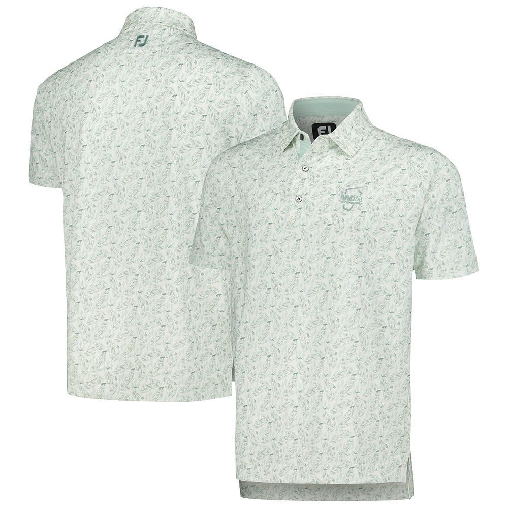 Polo FootJoy blanc WM Phoenix Open pour hommes