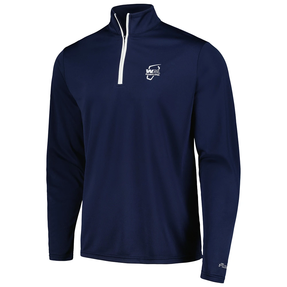 Men's Navy WM Phoenix Open Performance Quarter-Zip Top