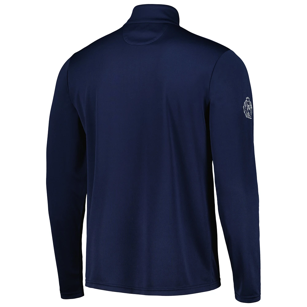 Haut à quart de zip bleu marine WM Phoenix Open Performance pour hommes