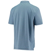 Men's Peter Millar Navy Waste Management Phoenix Open Hales Striped Performance Polo