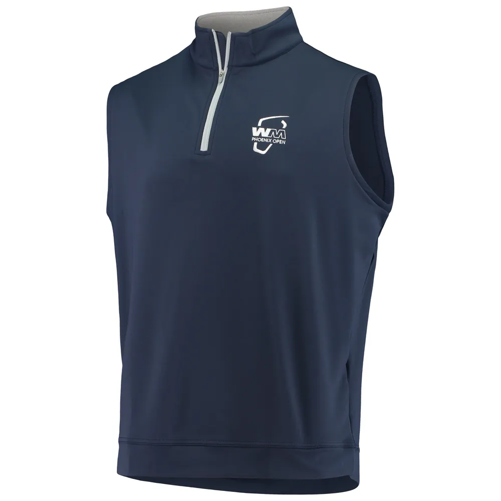 Peter Millar Navy WM Phoenix Open Galway Performance Gilet à quart de zip pour homme