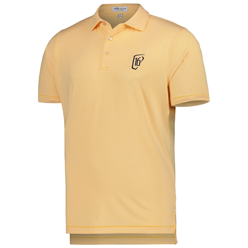 Men's Peter Millar Orange WM Phoenix Open Jubilee Polo