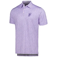 Polo en jersey Peter Millar Purple WM Phoenix Open Painkillers Performance pour hommes