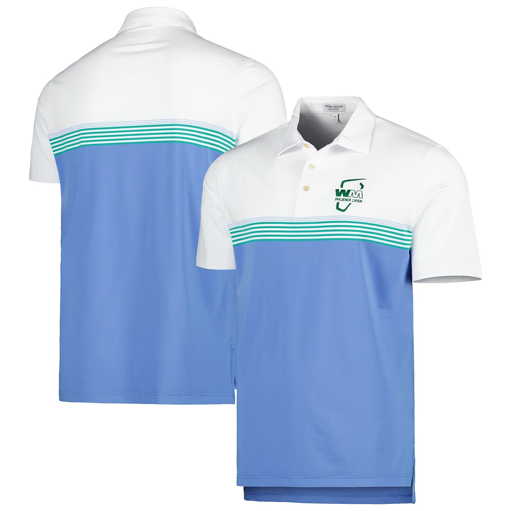 Men's Peter Millar White WM Phoenix Open Harris Performance Jersey Polo