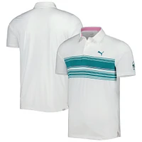 Polo Puma WM Phoenix Open MATTR Grind pour homme, blanc