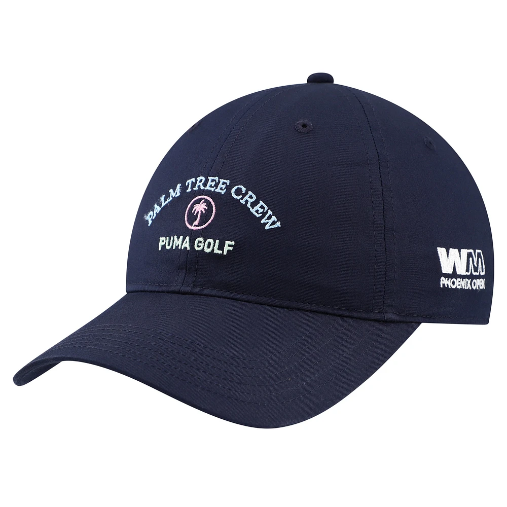 Casquette ajustable Puma x PTC Navy WM Phoenix Open Dad pour hommes