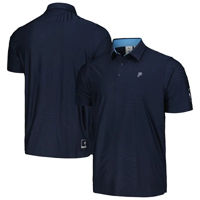 Polo Puma x PTC Navy WM Phoenix Open Jacquard MATTR pour hommes