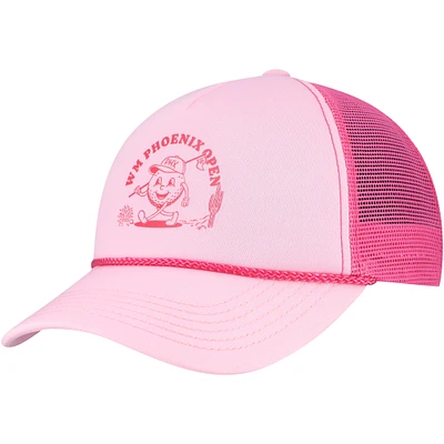 Casquette ajustable unisexe Ahead Pink WM Phoenix Open Pipeline Rope