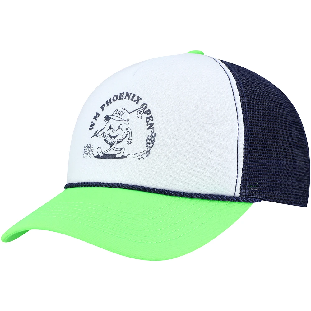 Unisex Ahead  White WM Phoenix Open Pipeline Rope Adjustable Hat