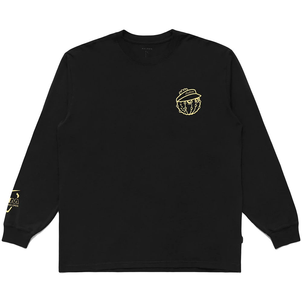 Unisex Malbon Golf  Black 2025 WM Phoenix Open People's Long Sleeve T-Shirt