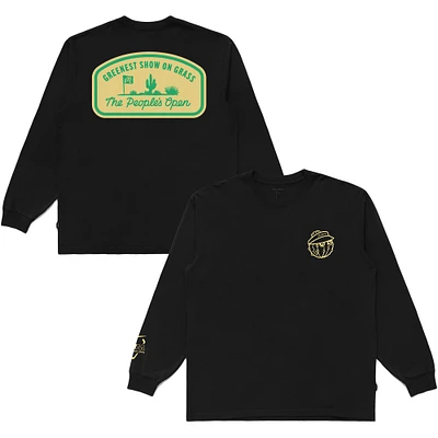 Unisex Malbon Golf  Black 2025 WM Phoenix Open People's Long Sleeve T-Shirt
