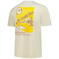 T-shirt unisexe Malbon Golf Cream 2025 WM Phoenix Open Arizona Sunrise