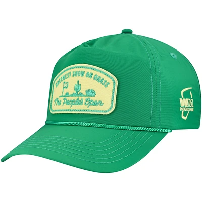 Unisex Malbon Golf  Green WM Phoenix Open Greenest Show Nylon Adjustable Hat