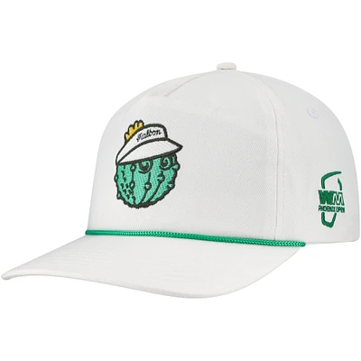 Unisex Malbon Golf  White WM Phoenix Open Cacti Buckets Adjustable Hat