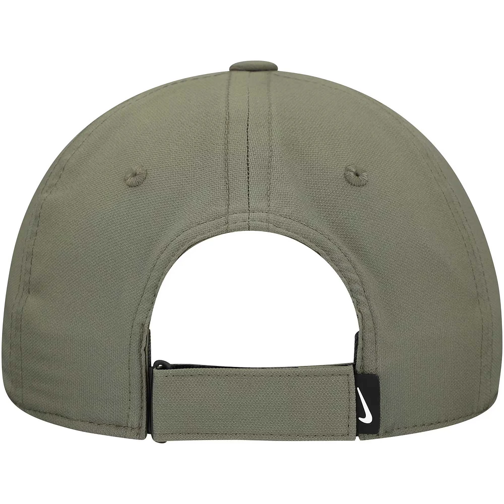 Casquette ajustable Nike Olive WM Phoenix Open Performance Swoosh Club unisexe