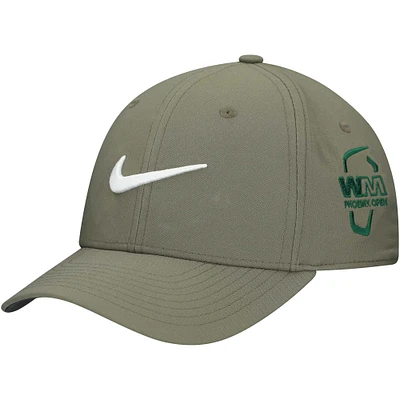 Casquette ajustable Nike Olive WM Phoenix Open Performance Swoosh Club unisexe