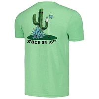 Unisex Flomotion Heather Green WM Phoenix Open Stuck on 16th T-Shirt