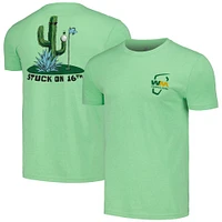 Unisex Flomotion Heather Green WM Phoenix Open Stuck on 16th T-Shirt