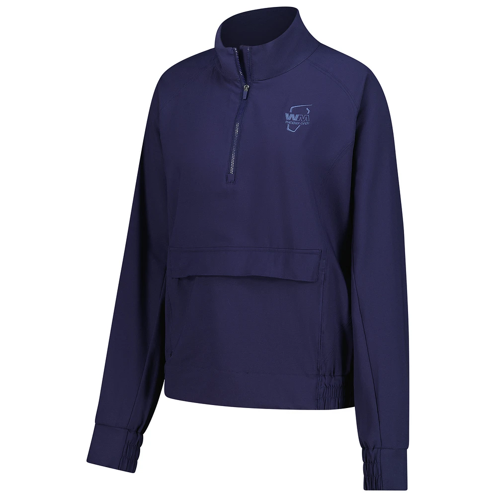 Women's Ahead  Purple WM Phoenix Open Hudson Quarter-Zip Top