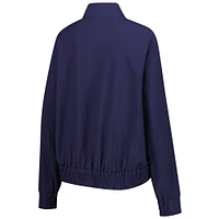 Women's Ahead  Purple WM Phoenix Open Hudson Quarter-Zip Top