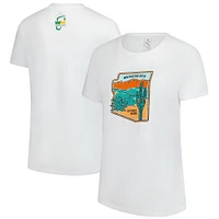 Women's Ahead  White 2025 WM Phoenix Open Arizona Danby Tri-Blend T-Shirt