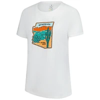 Women's Ahead  White 2025 WM Phoenix Open Arizona Danby Tri-Blend T-Shirt
