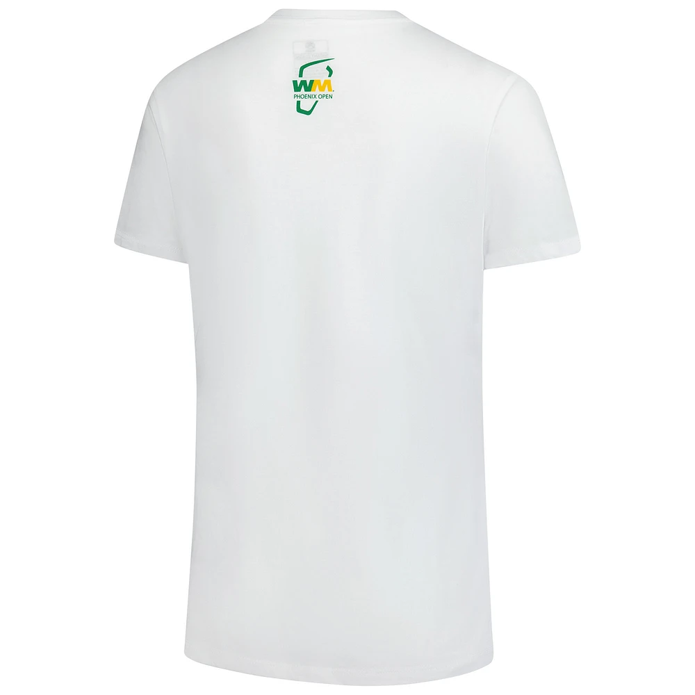 Women's Ahead  White 2025 WM Phoenix Open Arizona Danby Tri-Blend T-Shirt