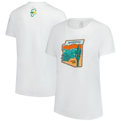 Women's Ahead  White 2025 WM Phoenix Open Arizona Danby Tri-Blend T-Shirt