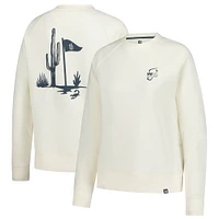 Women's FootJoy  Cream WM Phoenix Open Raglan Pullover Sweatshirt