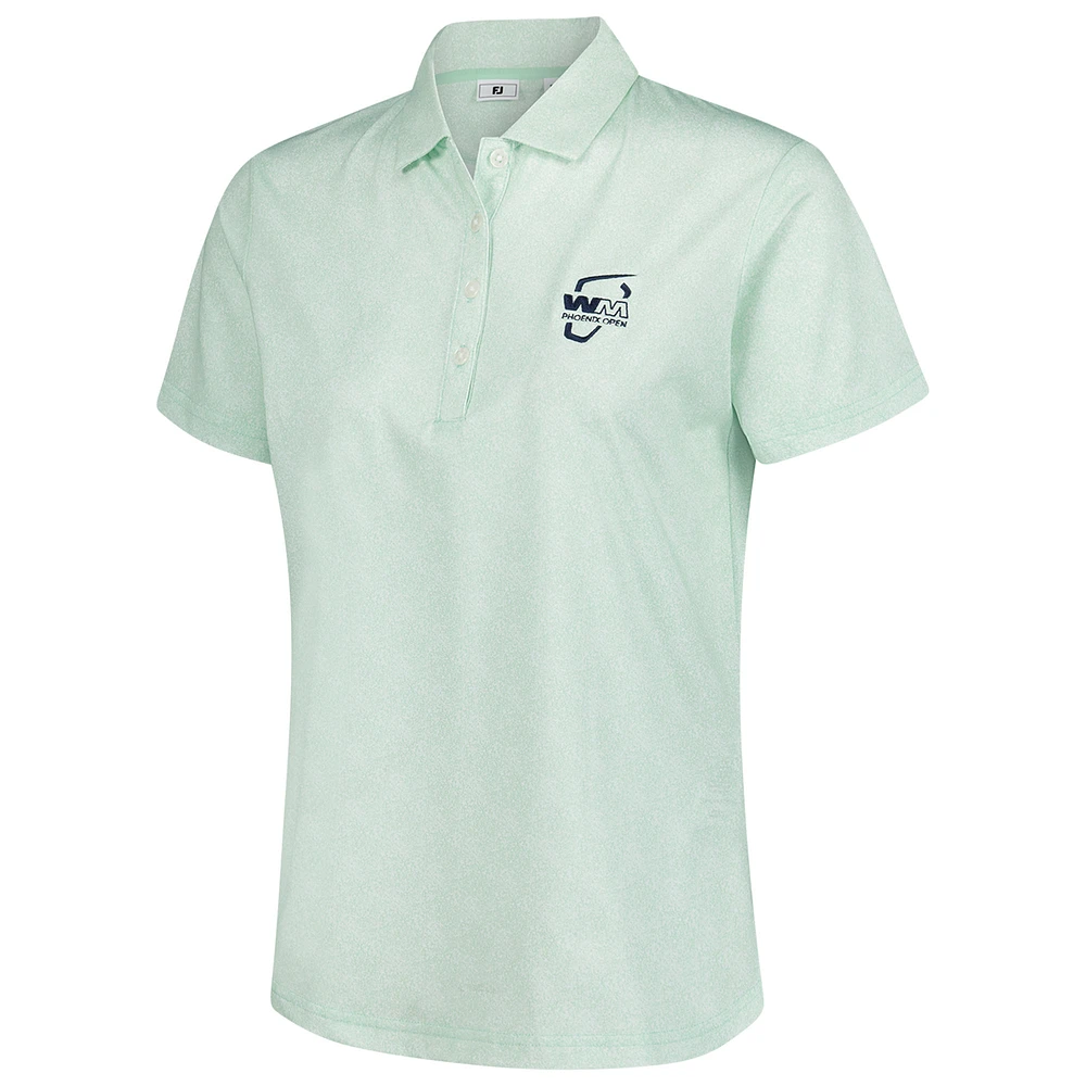 Women's FootJoy  Light Green WM Phoenix Open Speckle Polo