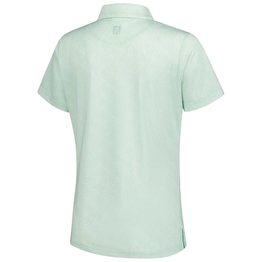 Women's FootJoy  Light Green WM Phoenix Open Speckle Polo