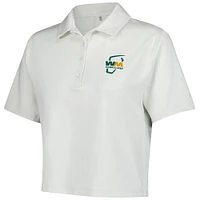 Polo blanc WM Phoenix Open Performance Drive Charm pour femme Under Armour