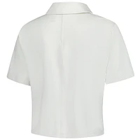 Polo blanc WM Phoenix Open Performance Drive Charm pour femme Under Armour