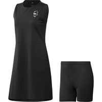 Women's adidas Black WM Phoenix Open Go-To Sleeveless AEROREADY Dress & Shorts Set