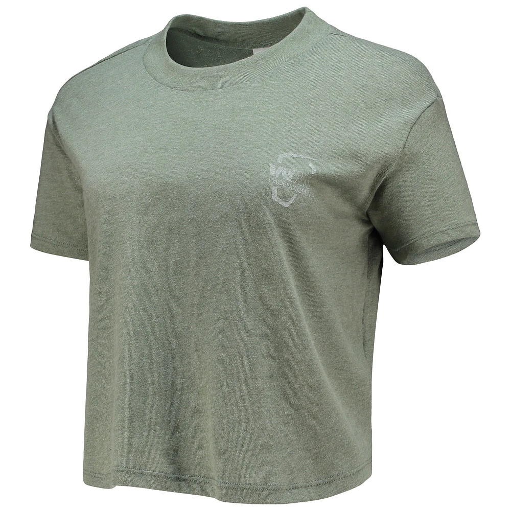 Women's Alternative Apparel Light Green WM Phoenix Open Headliner Crop Top