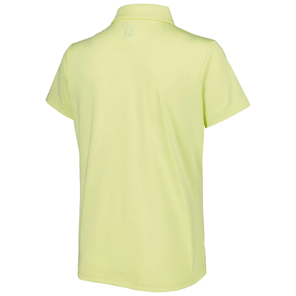 Polo de golf FootJoy WM Phoenix Open pour femme jaune