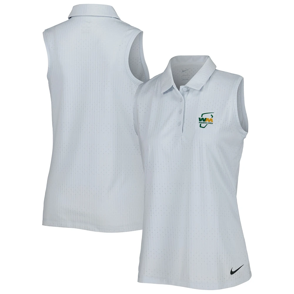 Polo sans manches Nike WM Phoenix Open Victory Performance pour femme, gris