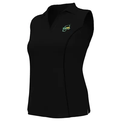 Waste Management Phoenix Open PGA TOUR Women's Airflux Sleeveless Polo - Black