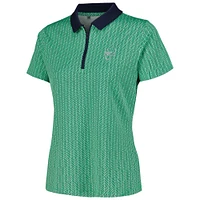 Women's Under Armour  Green WM Phoenix Open Playoff 3.0 Optic Diamond Polo