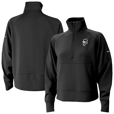 Pull à demi-zip Columbia Wickham Hills pour femme WM Phoenix Open noir