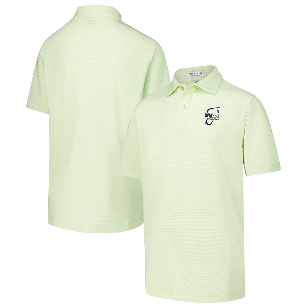 Polo en jersey de performance Jubilee pour jeunes Peter Millar Green WM Phoenix Open