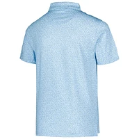 Youth Peter Millar Light Blue WM Phoenix Open Lizard King Polo