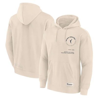 Men's Fanatics Cream WNBA Elements Future Ground Info Pullover Hoodie