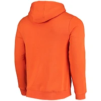 Men's Fanatics Orange WNBA Primary Logo - Fitted Pullover Hoodie