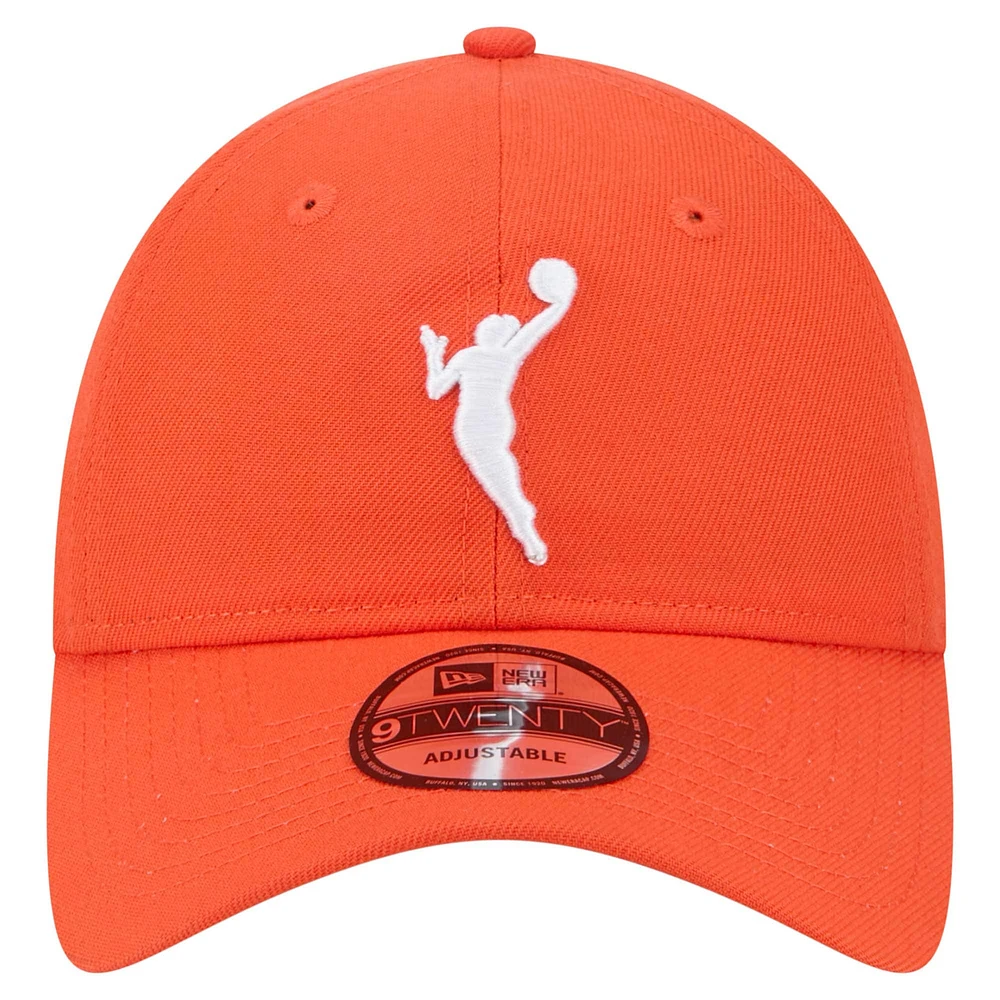 Men's New Era Orange WNBA Logo 9TWENTY Adjustable Hat