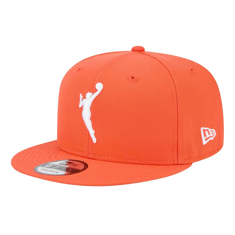 Men's New Era Orange WNBA Logowoman 59FIFTY Snapback Hat