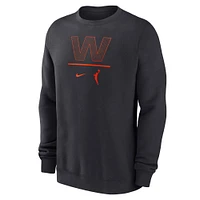 Men's Nike Anthracite WNBA Logowoman Club Fleece Pullover Sweatshirt