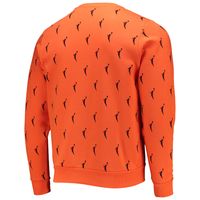 Orange WNBA Logowoman All Over Logo Pullover Sweatshirt