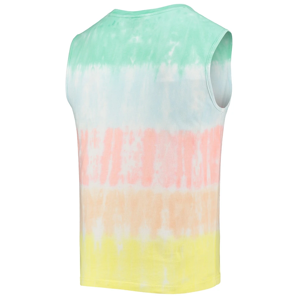 The Wild Collective Débardeur musclé tie-dye WNBA Logowoman Pride menthe/corail