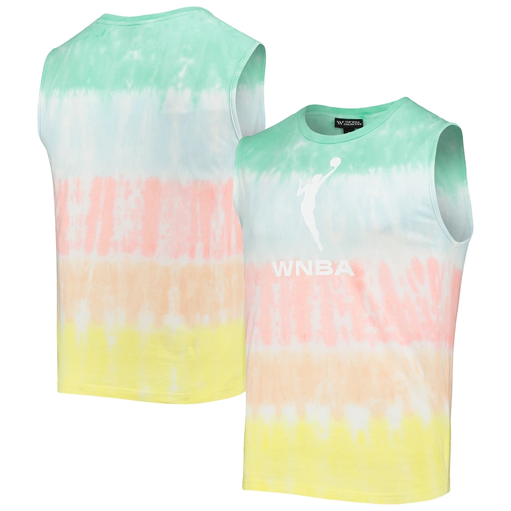 The Wild Collective Débardeur musclé tie-dye WNBA Logowoman Pride menthe/corail